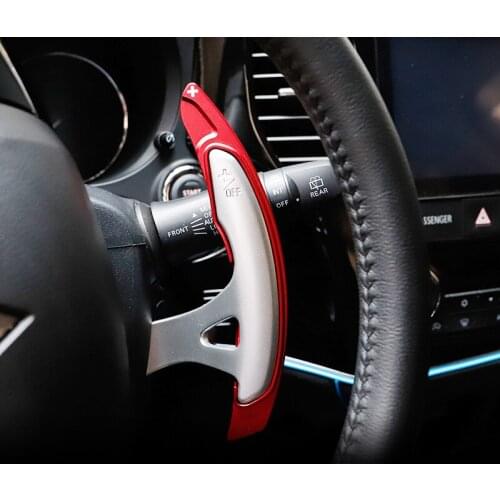 Aluminum alloy steering wheel decorative paddle shifters For Mitsubishi ASX Outlander Lancer Eclipse Cross Lancer 2010-2021