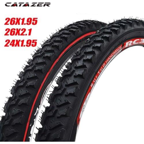 26x2.125 Bicycle Tires MTB 26 Inch 24 Inch 1.95 Wire Bead Tyres Mountain Bike Tire Large Tread Strong Grip Cross-country