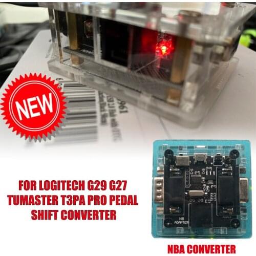 Pcmos USB Adapter Gear NBA Converter for Logitech G29 G27 G25 T3PA T3PA PRO Logitech Pedal Games Parts For Steering Wheel