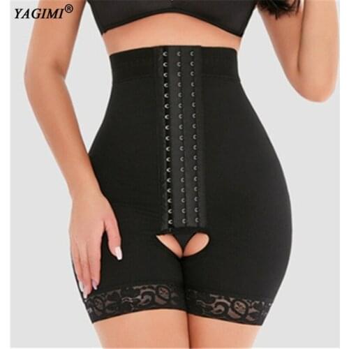 YAGIMI Women Shapewear Tummy Control Butt Lifter High Waist Trainer Hooks Shaper Shorts Butt Lifter Panties Booty Lifter Shaper