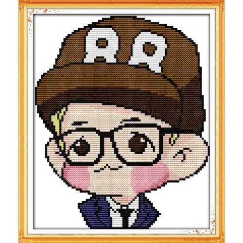 Everlasting Love BAEKHYUN Chinese Cross Stitch Kits Ecological Cotton Stamped Printed 11CT DIY Gift Wedding Decoration For Home