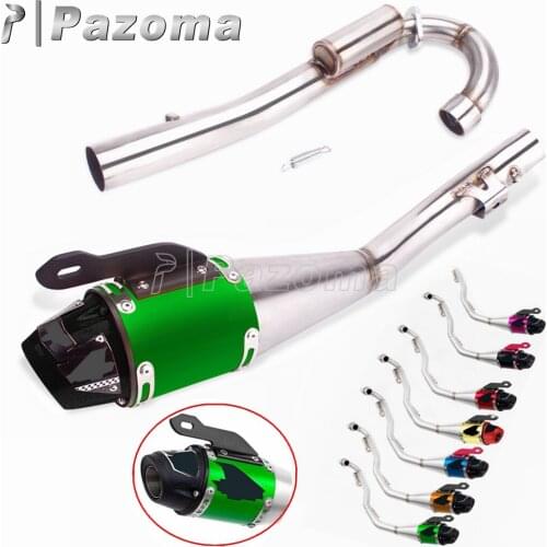 8 Colors Motorcycle Exhaust Full System For Honda CRF230F CRF 230F 2008-2020 Off Road Motocross Dirt Bike Exhaust Pipe Muffler