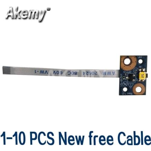 1-10 PCS Akemy Power Button Board With Cable For HP Stream X360 11-P Series 755733-001 LS-B151P 11-P010NR 11-P015WM 11-P010NA