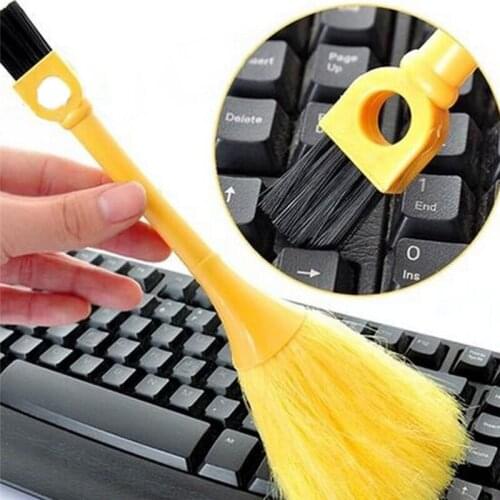 1 Pcs Home Computer Keyboard Car Dashboard Duster Broom Cleaning Brush