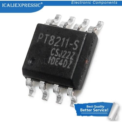 10PCS PT8211 SOP8 PT8211-S SOP SMD new and original IC SOP-8