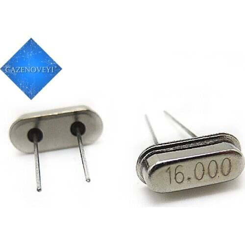 20pcs/lot hc-49s 16MHz Oscillator quartz resonator HC49S 49S 16M 16.000mhz DIP-2 crystal In Stock