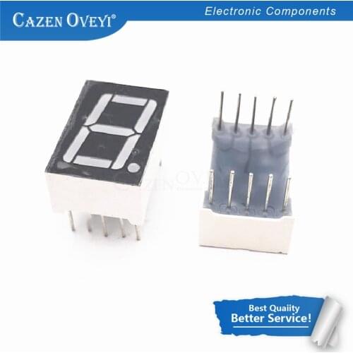 5pcs/lot 7 segment 0.56 in common Cathode 1 Bit digital Tube 0.56" inch 0.56in. Red LED Display LED Digital tube In Stock