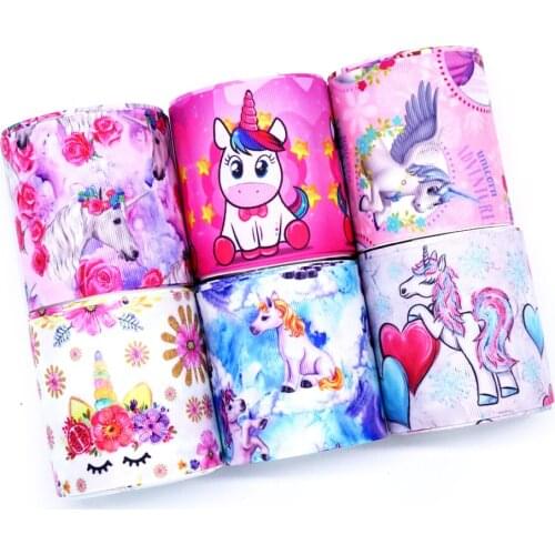 Free shipping 50 yard cartoon printed grosgrain ribbon 31929