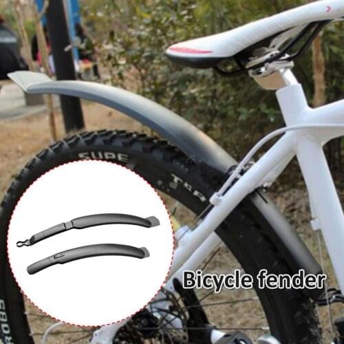 2pcs Extended Mountain Road Bike Front Rear Fender Mudguard Blocking Bicycle for Mud Guard Bicycle Accessories