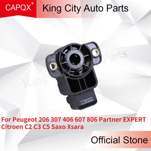 CAPQX For Peugeot 206 307 406 607 806 Partner EXPERT Citroen C2 C3 C5 Saxo Xsara Throttle Position Sensor TPS 9642473280