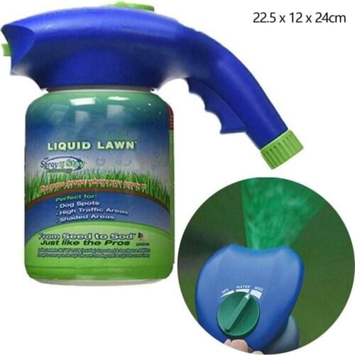 Liquid Spray Kettle Liquid Lawn Sprinkler Plastic Seed Spraying Kettle Watering Spray Pot