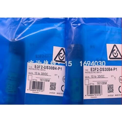 Two E3F2-DS30B4-P1 E3F2-DS10B4-P1 new high-quality photoelectric sensor switches in stock