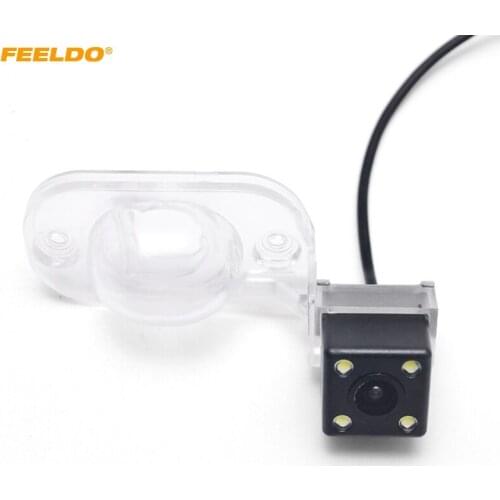 FEELDO 1Set Special Car Backup Rear View Camera With LED Light For JAC REFINE Reverse Parking Camera #AM4026