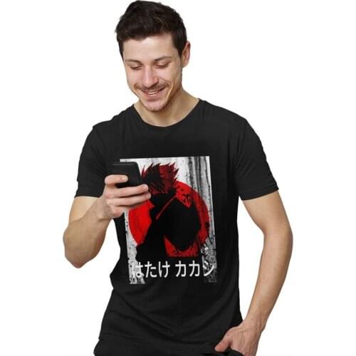 Anime Manga T Shirts for Men Pre-shrunk Cotton Tee Tops Simwill Tshirt Short-Sleeve Novelty T-shirt Merch