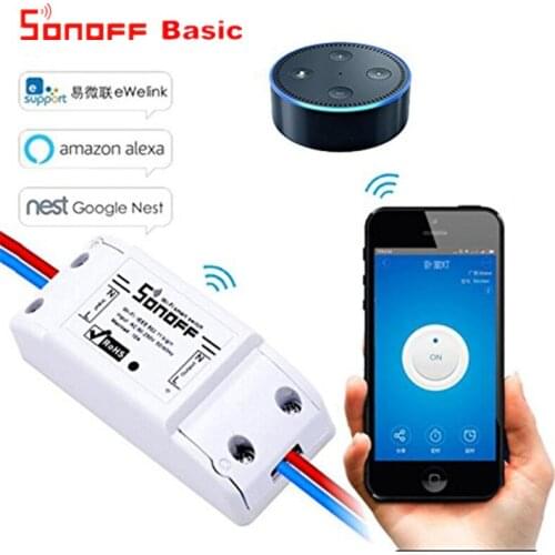 Sonoff basic Wifi Switch Universal for Smart Home Automation Module Timer Diy Wifi Switch Remote Controller for IOS Android