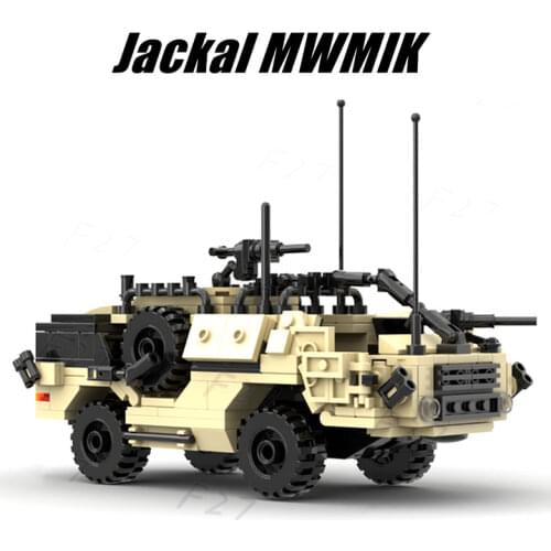 MOC Building Blocks Jackal Scout Military Series Assembly Model Children Toys DIY Bricks Birthday Gift