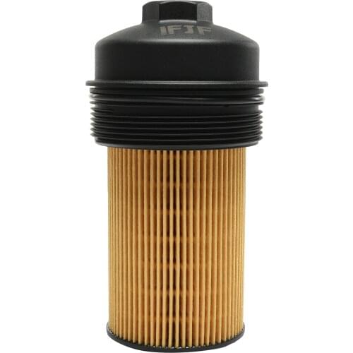 EC781 Oil Filter Cap & FL Oil Filter for Ford 03-07 6.0L 08-10 6.4L Powerstroke F250/350/450/550 Super Duty 03-05 Excursion