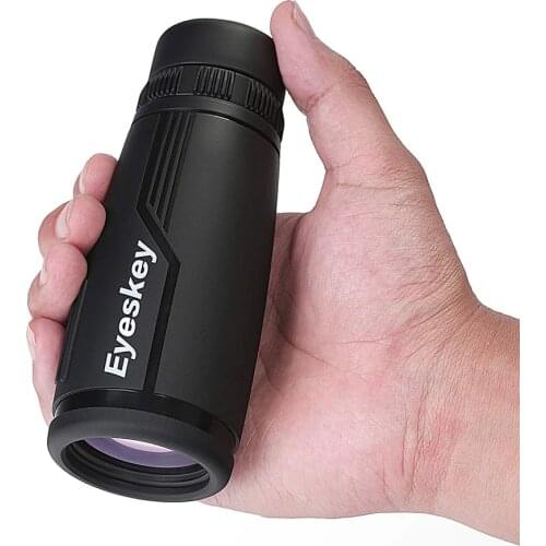 Eyeskey Optics 42mm Waterproof Portable Monocular Quality for Hunting Telescope High Power Monocular with BaK4 Prism Optics