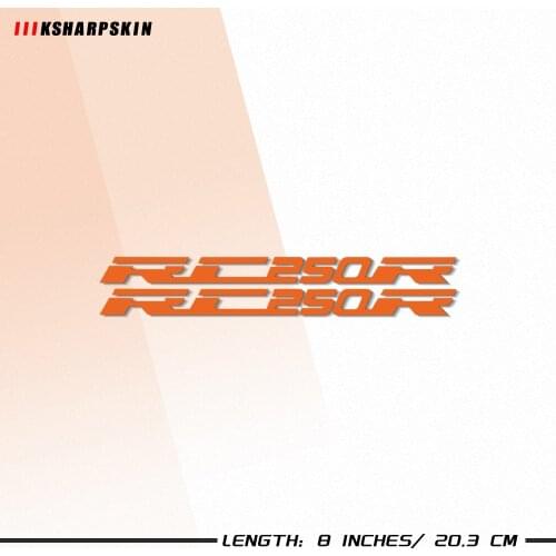 Motorcycle sticker accessories bike Fuel tank Wheels helmet notebook Luggage reflective MOTO sign sticker For KTM RC250R