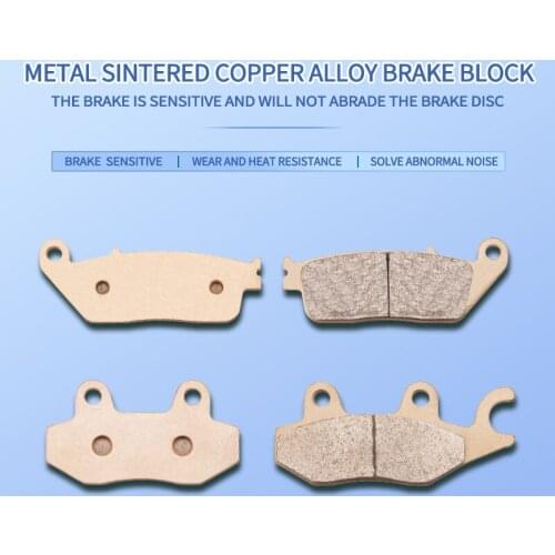 Motorcycle Metal Sintering Front Rear Brake Pads For KLE300 KLE 300 VERSYS-X 300 VERSYS300 VERSYS 300 X 2017 2018