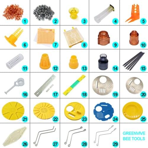 Beekeeping Equipment Queen Cell Rearing Kit Queen Cage Queen Cell Cup Bee hive Accessories