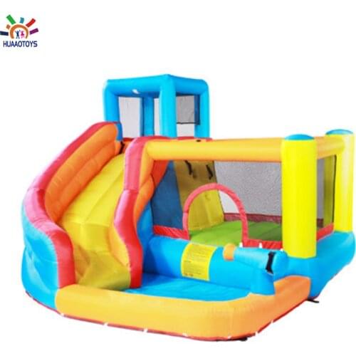Inflatable Bounce Slide House Jumper Water Slide Park Combo for Kids Outdoor Party with Air Blower