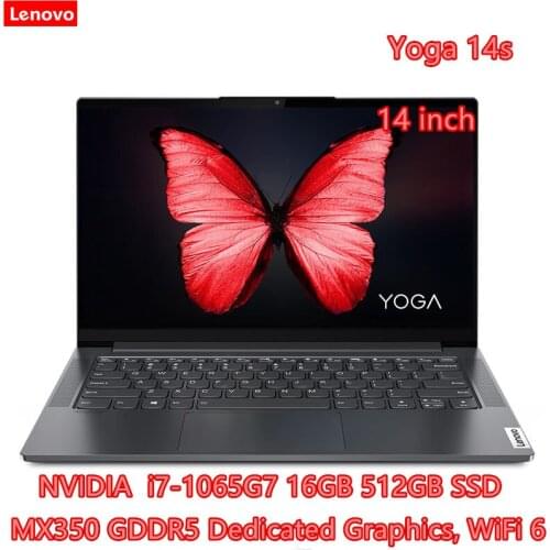 Laptop Lenovo Yoga 14s 7 SERIES with 10th Gen i7 MX350 Dedicated Graphics 16GB Ram 512GB SSD WiFi 6 Typc-C Metal Body