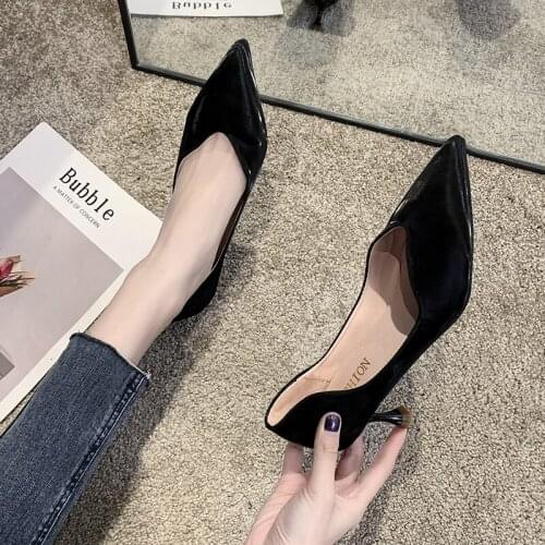 Sexy Chic Style Brand New Thin High Heels Elegant Office Lady Classics womens Fashion urban women Shoes W32-35