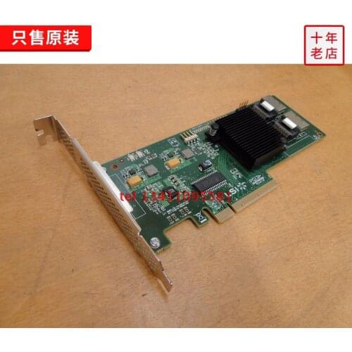 Support 16t LSI 9211-8i array card SAS SATA expansion card raid black Qunhui it through