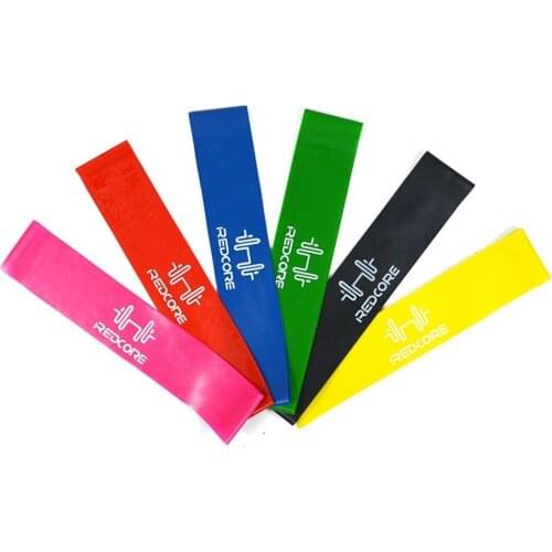 6 Colors Yoga Resistance Rubber Bands Indoor Yoga Fitness Gym Workout Training Equipment 0.35-1.3mm Pilates Elastic Bands 1PC