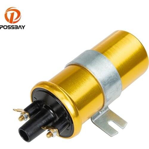 Universal Car High Performance Standard 12V Sports Ignition Coil Points Condenser Based with A Ballast Ignition System Parts