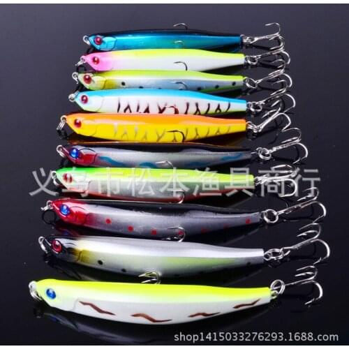 !00pcs/lot Road sub- layer of the whole outdoor swimming essential shape pencil Bait