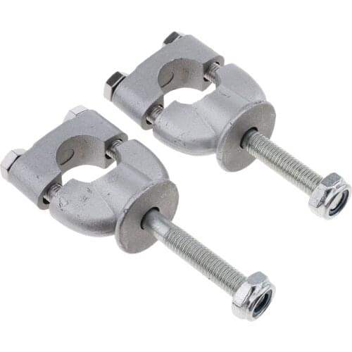1 Pair Univesal 7/8" 22mm Handlebar Riser Clamp for Motorcycle