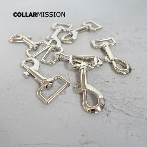 100pcs/lot DIY for dog collar metal buckle bag cat pet leash backpacks accessories 25mm Zinc Alloy swivel snap hooks PK25Y
