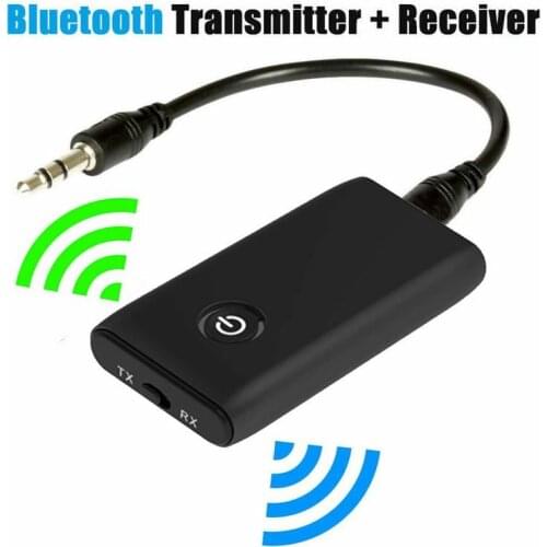 2 in 1 Bluetooth 5.0 Transmitter Receiver TV PC Car Speaker 3.5mm AUX Hifi Music Audio Adapter Headphones Car Home Stereo Device