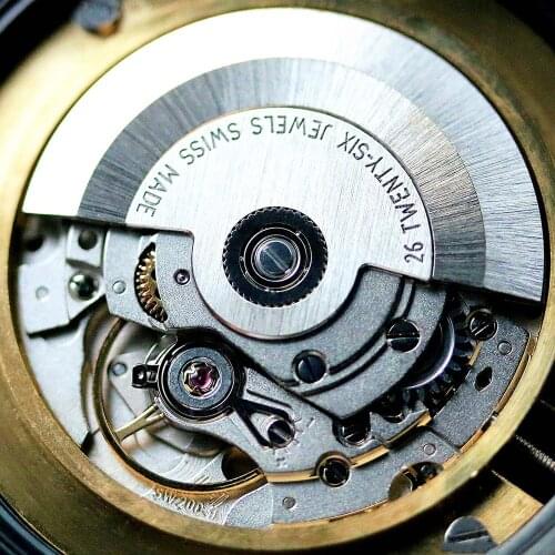 26 Jewels Swiss Made Movt SW200-1 Automatic Self-winding Mechanical Movement Hacking/Quickset Date Sellita Original SW200 (2824)