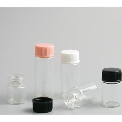 360 x 5ml 6ml 7ml 10ml 14ml Refillable Empty Transparent Glass sample vial Laboratory Reagent bottle Small Clear Medicine Vials