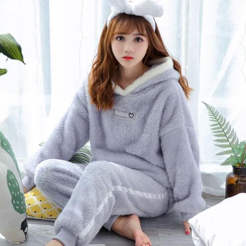 AUSO Women's Flannel Pajamas