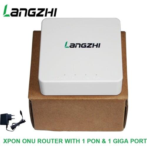 LANGZHI L801 XPON GPON EPON ONU Router with 1 PON & 1 Giga Port Sc Apc Sc Upc HG8010H 1GE With Power