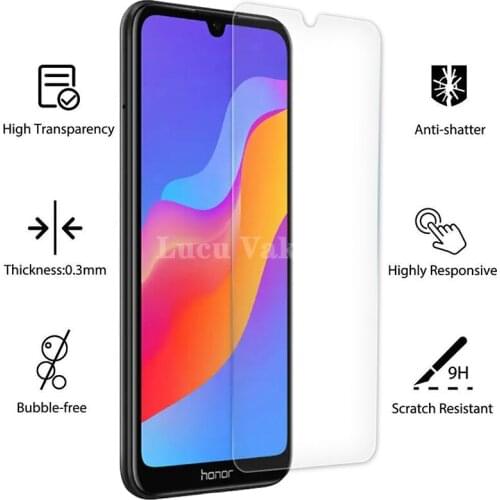 Case for honor 8a pro full cover tempered glass on for huawei honor8a 8 a 8apro a8 honer phone safety tremp protective 9H Films