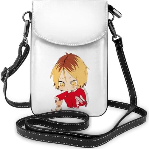 Haikyuu Shoulder Bag Streetwear Woman Women Bags Bulk Funny Leather Purse