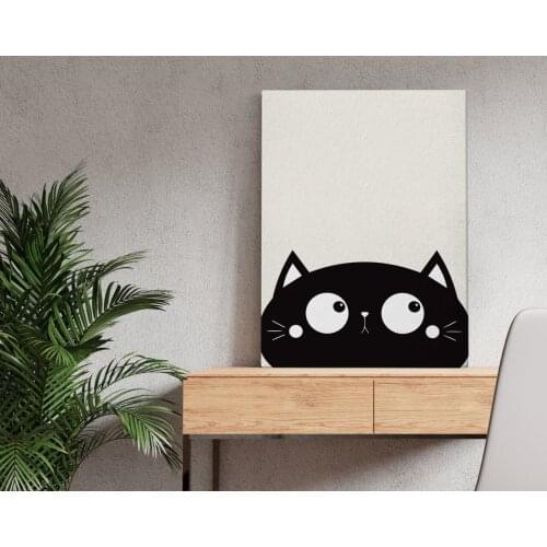 BK Home Cat Design Canvas Table 50x70cm-4