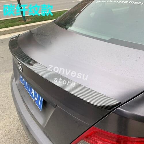 Use For Benz W204 Sedan 4-door 2007-2013 Year Spoiler ABS Plastic Carbon Fiber Look Rear Trunk Wing Car Body Kit Accessories