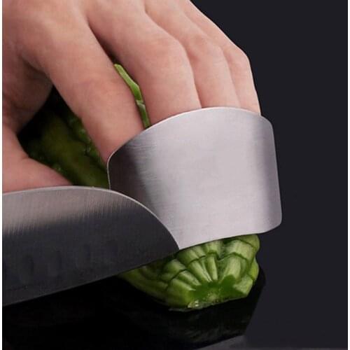 Stainless Steel Kitchen Tool Hand Finger Protector Knife Cut Slice Safe Guard