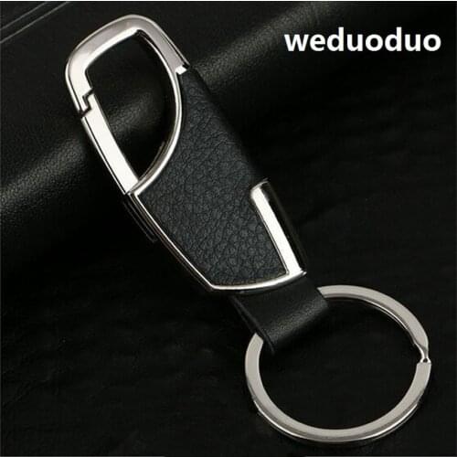 Fashion Key Wallets New Design Metallic Keychain Luxury Genuine Leather Key Organizer Holder Key Holder Mini Men Car Key Gifts