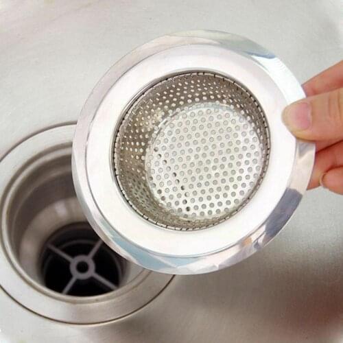 11cm Kitchen Sink Strainer Drain Hole Filter Trap Sink Strainer Waste Bath Dropship Sink Steel Drain Screen P1C5