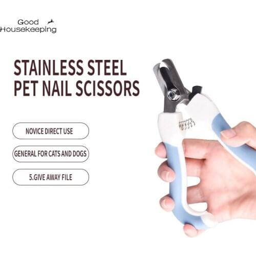 Professional Pet Cat Dog Nail Clipper Cutter Stainless Steel Grooming Scissors Clippers Claw Nail Scissors with Lock