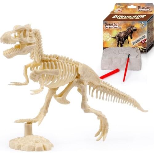 Educational Dinosaur Fossil Excavation Toys Archaeological Dig Toy DIY Assembly Model Toys for Children Kids Gifts Toy Dinosaur