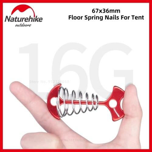 Naturehike Camping Tent Ground Nail Fishbone Nails Floor Spring Nails Portable Camping Tent Nails Camp Accessories Camp Nails