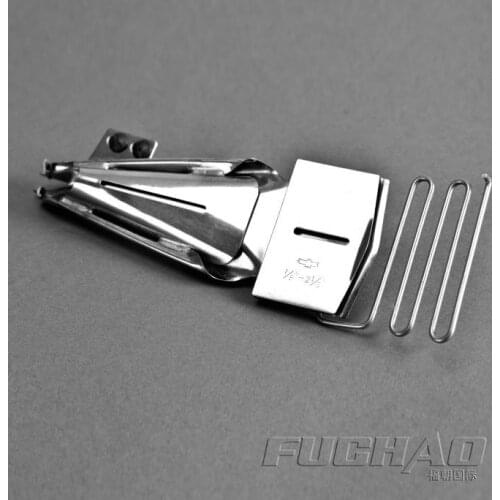 Folder DOUBLE Wrap Hemmer Y109 Eagle Brand Hemmer Used For 2 Or 3 Needle Cover Stitch Machine (Import) 64MM--(Export)22MM
